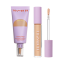 [Shared: Tower 28's Everyday Base-ics Set includes SunnyDays™ SPF 30 provides light-medium buildable coverage and UV protection, as well as Swipe Serum Concealer covers dark circles, redness, and blemishes with a skin-like natural finish.]