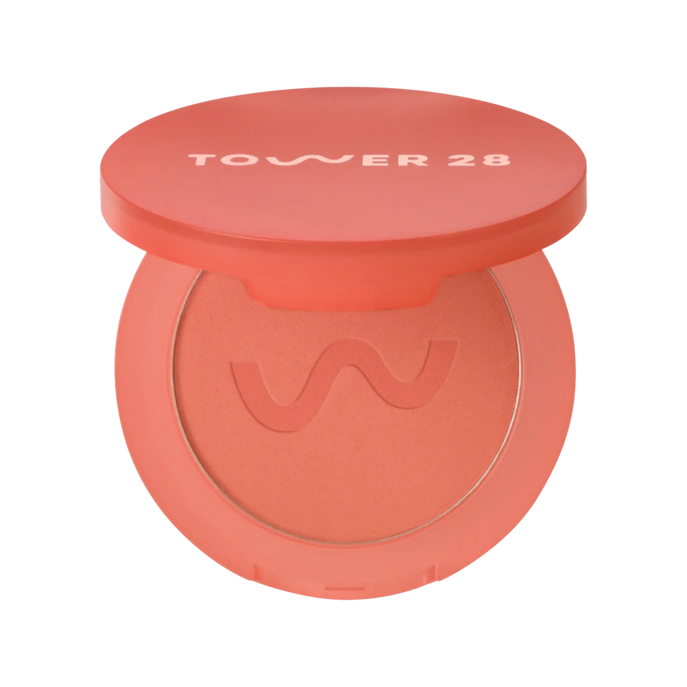 The Tower 28 Beauty GetSet™ Matte Powder Blush in the shade Culver Crush