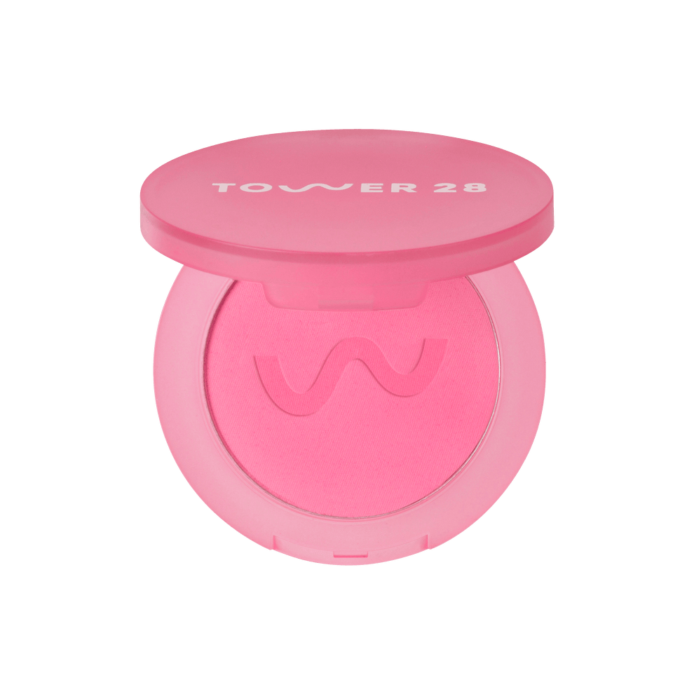 The Tower 28 Beauty GetSet™ Matte Powder Blush in the shade Malibu Cooler