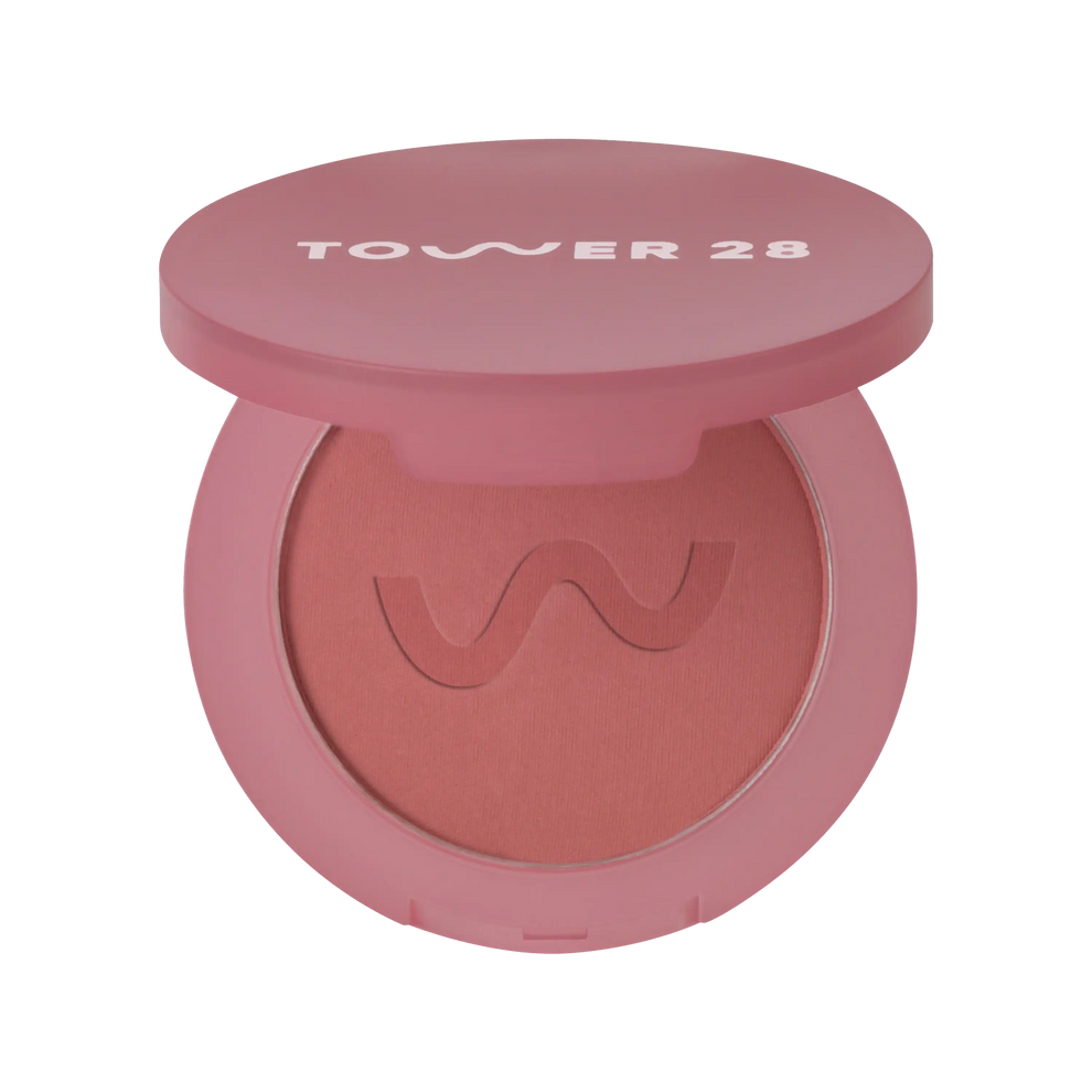 The Tower 28 Beauty GetSet™ Matte Powder Blush in the shade Samo Spritzer