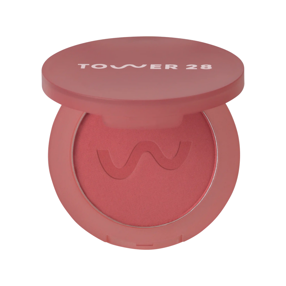 The Tower 28 Beauty GetSet™ Matte Powder Blush in the shade Samo Spritzer