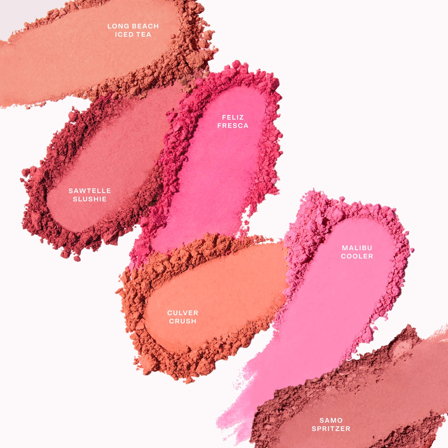 [Shared: All shades of Tower 28 Beauty GetSet™ Matte Powder Blush are shown]