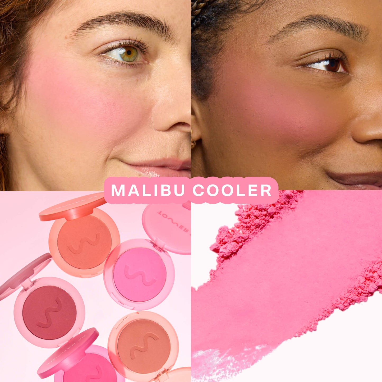 Malibu Cooler [The Tower 28 Beauty GetSet™ Matte Powder Blush in the shade Malibu Cooler]