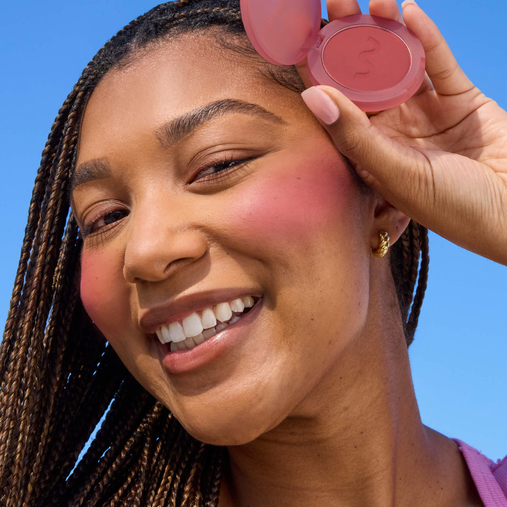 The Tower 28 Beauty GetSet™ Matte Powder Blush in the shade Sawtelle Slushie