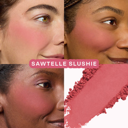 Sawtelle Slushie [The Tower 28 Beauty GetSet™ Matte Powder Blush in the shade Sawtelle Slushie]