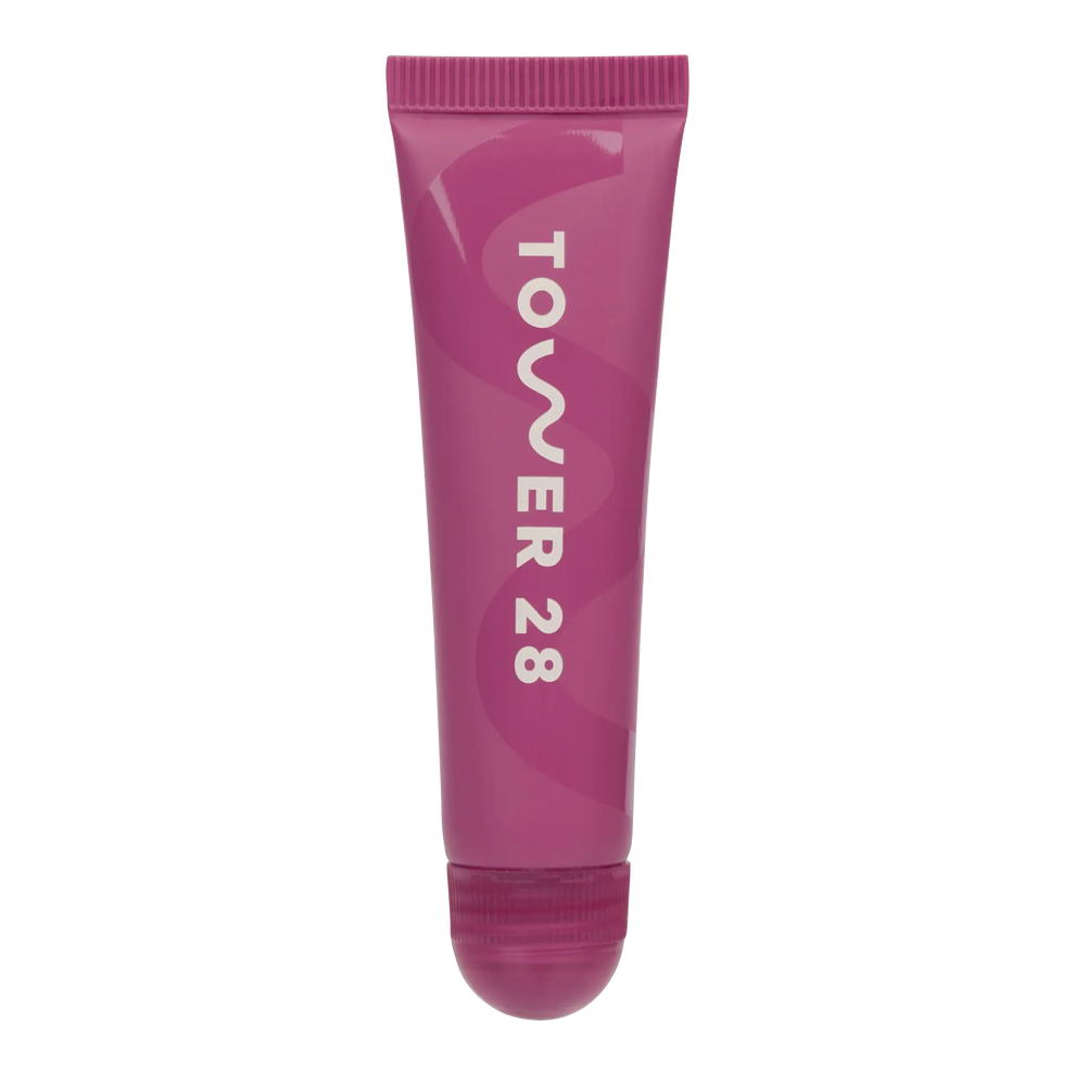 The Tower 28 Beauty LipSoftie™ Lip Treatment in the shade Confetti Cake