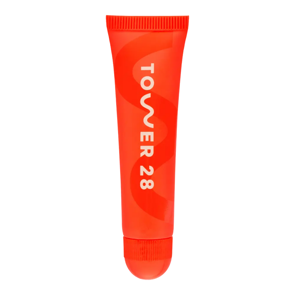 The Tower 28 Beauty LipSoftie™ Lip Treatment in the shade SOS Vanilla