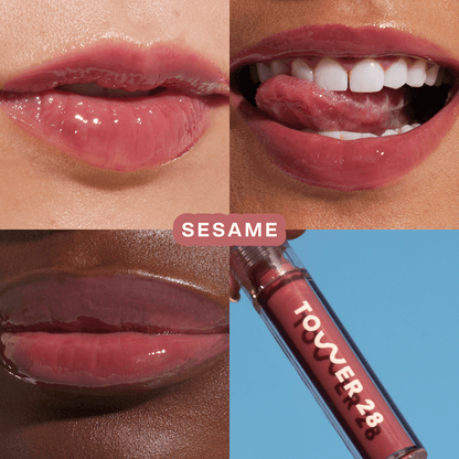 Shade: Oneliner in Color Me Fine + ShineOn Lip Jelly in Sesame [Shown is the Mauve Duo]