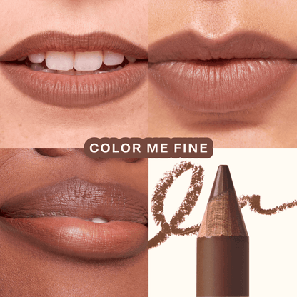 Shade: Oneliner in Color Me Fine + ShineOn Lip Jelly in Sesame [Shown is the Mauve Duo]