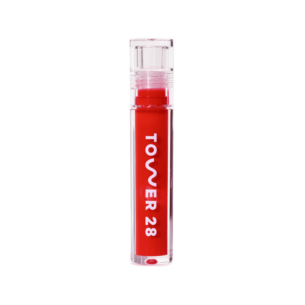 The Tower 28 Beauty ShineOn Lip Jelly in the shade Spicy